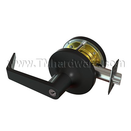 Accentra 4729LN Commercial Locks Black Suede Powder Coat Finished