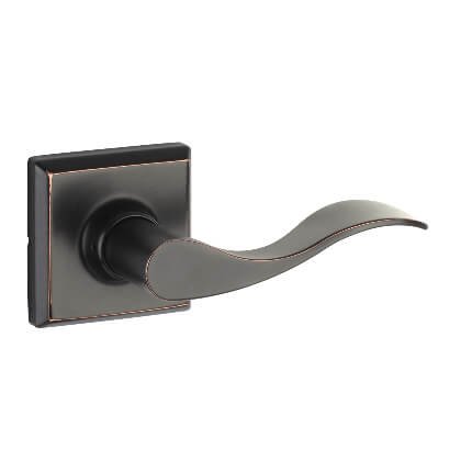 Yale Expressions Ellington Rosette with Brunswick Lever, Passage, Oil Rubbed Bronze (US10B) Finished