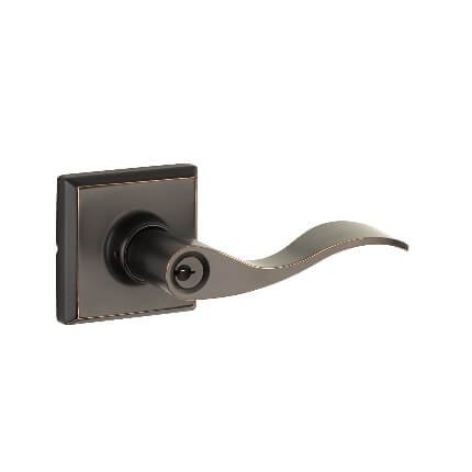Yale Expressions Ellington Rosette with Brunswick Lever, Schlage "C" Type, Oil Rubbed Bronze (US10B) Finished