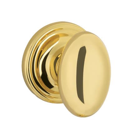 Yale Expressions Maguire Rosette with Auburn Knob Polished Brass (US3) Finished
