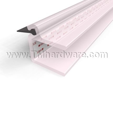 Zero #133 Adhesive Meeting Stile for Glass Doors, PVC, Rubber or Brush Seal