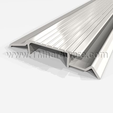 Zero #175 Interlocking Threshold, 5" Aluminum or Bronze with Water Return, .875"H