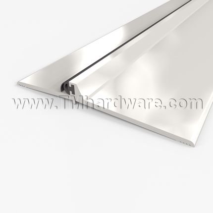 Zero #265 Latching Panic Exit Threshold, 5" Aluminum with Neoprene Gasket, Low Profile, .625" H