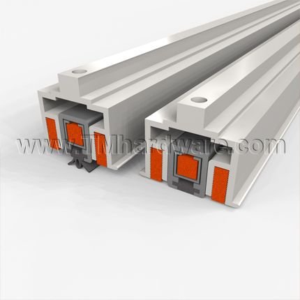 Zero #3056FS-3557FS Aluminum Meeting Stile, Mortised .890" Wide, with Fire Stop