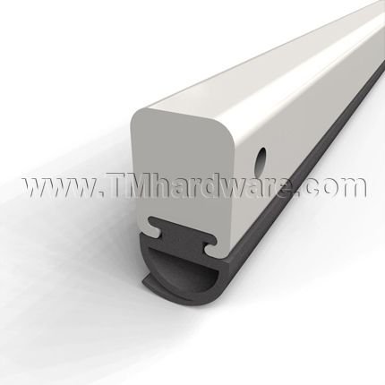 Zero #31 Door Gasket, Aluminum Bumper Strip with .187" Neoprene Seal