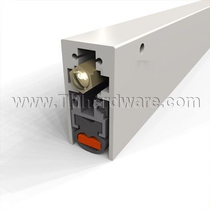 Zero #365 FS, Automatic Door Bottom, Aluminum with Neoprene and INTUMET Fire Stop, .5" Drop