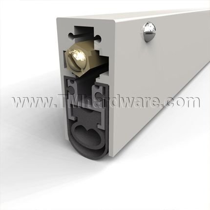 Zero #367, Automatic Door Bottom, Surface Mounted, Heavy Duty, Double Neoprene, .562" Drop