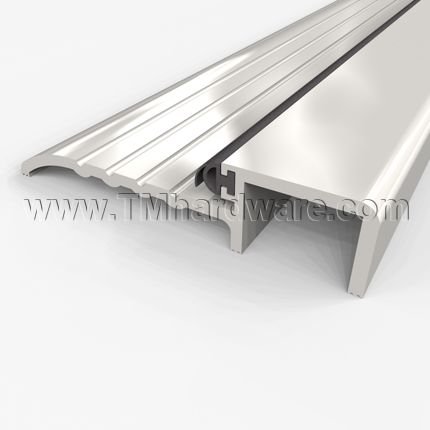 Zero #561 Rabbeted Threshold, 4.5" W Aluminum With Neoprene Gasket, 1" Clearance