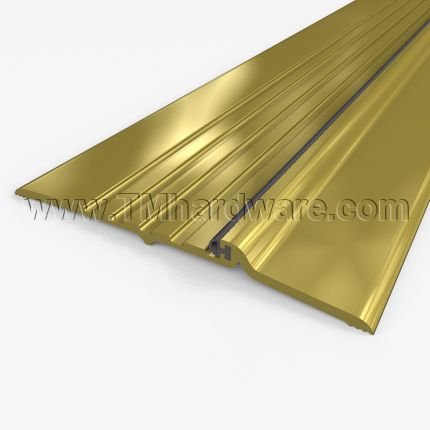 Zero #65B Latching Panic Exit Threshold, Bronze, Low Profile with Neoprene Gasket. 5" (W)