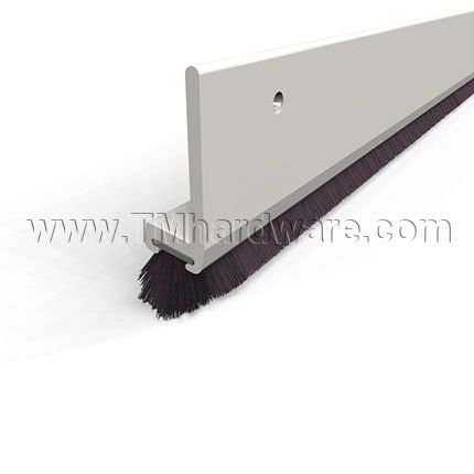 Zero #98 Meeting Stile, 1" Aluminum Casing with Angled Brush Seal