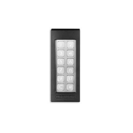 Locinox SLIMSTONE-2, Weather Resistant Keypad With 2 Integrated Relays, Black Finish
