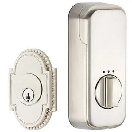 Emtek 8459 Knoxville Deadbolt, EMPowered Smart Lock, Single Cylinder, Oil Rubbed Bronze (US10B) Finish
