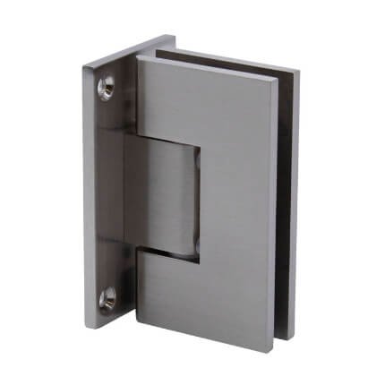 FHC Glendale Adjustable Wall Mount Hinge Full Back Plate, Satin Nickel (US15) Finished