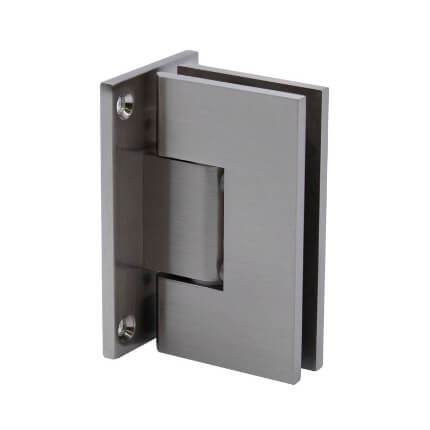 FHC Glendale Series Wall Mount Hinge for Shower Doors, Satin Nickel (US15) Finished