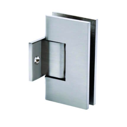 FHC Glendale Pony Wall Mount Glass Hinge for Shower Door Brushed Nickel Finished