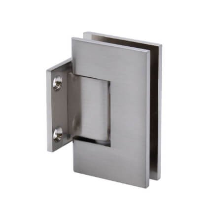 FHC Glendale Series Wall Mount Hinge for Shower Doors, Satin Nickel (US15) Finished
