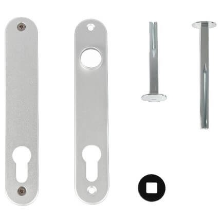 Anodized Aluminum; Silver Finish