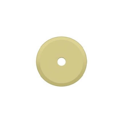 Deltana Knob Base Plate BPRK125, Round, Solid Brass, 1-1/4" Diameter