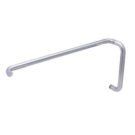 FHC 6" Pull Handle 16" Towel Bar Combo No Washers, Satin Nickel (US15) Finished