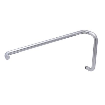 FHC 6" Pull Handle 18" Towel Bar Combo No Washers, Satin Nickel (US15) Finished