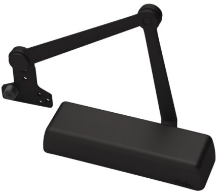 Accentra 5821 Door Closer, Non-Hold Open, Parallel Arm With Removable Stop, Adjustable Spring Size, Dark Bronze Painted (US20) Finish