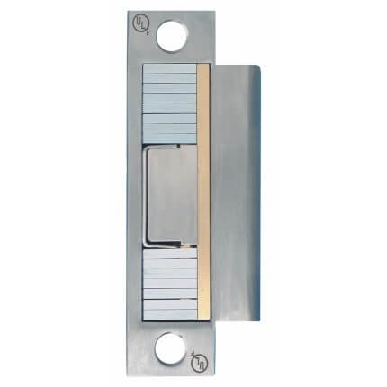 Securitron UNL UnLatch Strike For Mortise Lock, 12 Volts, Satin Chrome Finish