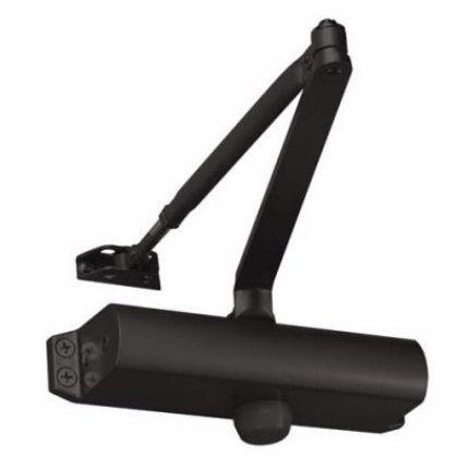 Accentra YDC201 Door Closer, Non-Hold Open with Tri-Packed Arms, Adjustable Spring Size, Dark Bronze Painted (US20) Finish