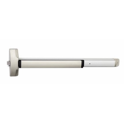Accentra 6100 Rim Exit Device Panic Bar, Exit Only, Grade 1, 36" Door, Satin Stainless Steel Finish