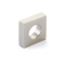 Cafe Cabinet Knob - Brushed Nickel