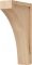 Hafele Wooden Corbel, Transitions Collection, 9" X 1-3/4" X 6", Oak finish