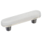 Fused Glass Cabinet Pull - Brushed Stainless Steel