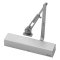 Accentra 2711 Door Closer, Hold Open with Tri-Packed Arms, Adjustable Spring Size - QUICKSHIP, Aluminum Painted (US28) Finish