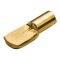 Hafele Shelf Support, Anti-Slip For 13/64" (5 Mm) Diameter Hole, Steel, Brass Plated