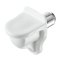 Hafele Shelf Support, for 13/64" (5 mm) diameter hole, Plastic with Steel Pin, White