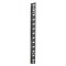 Hafele Pilaster Standards, Shoptec, 5/8" X 3/16", Steel, Zinc Plated, 12"