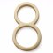 Emtek Modern House Numbers 8 digit Satin Brass (US4) Finished