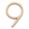 Emtek Modern House Numbers 9 digit Satin Brass (US4) Finished
