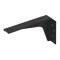 Hafele Work Surface Brackets, Rigid, 8x12" (203.2x304.8mm), Steel, Black