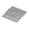 Hafele Z-Clips, 72" Width, 5/8" Lift-Off, Aluminum, Mill Finish, Without Holes