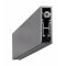 Pemko #4131 Automatic Door Bottom, Aluminum with Choice of Seals, Narrow Casing, .75" Drop, PemkoPrene® Rubber Seal, Clear Anodized Aluminum Finish