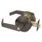 Accentra 4607LN Office Entry Lever with Augusta Lever in Oil Rubbed Bronze Equiv. #613E