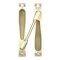 Securitron CEPT Concealed Electrical Power Transfer, 10 Wire, Satin Brass Finish