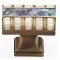 Fair Isle Rectangular Knob - Aged Dover