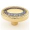 Fair Isle Cabinet Knob - Polished Brass