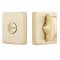 Emtek #818TP Modern Thumbturn Privacy Bolt, Satin Brass (US4) Finish