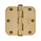 Emtek 3x3 Hinge with 5/8" radius corner in French Antique Brass Finish