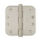 Emtek 96134 Solid Brass 4x4 Hinge with 5/8" Radius Corners, US15 Finish