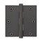 Emtek 96213 Solid Brass Hinge, 3.5" x 3.5", Oil Rubbed Bronze US10B