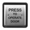 Norton 4-1/2" Square Wall Switch, Door Closer Accessory, 501 Model
