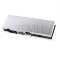 Rockwood Glass Patch Fitting, Bottom Glass Door Patch, Clear Anodized Aluminum (US28) Finish